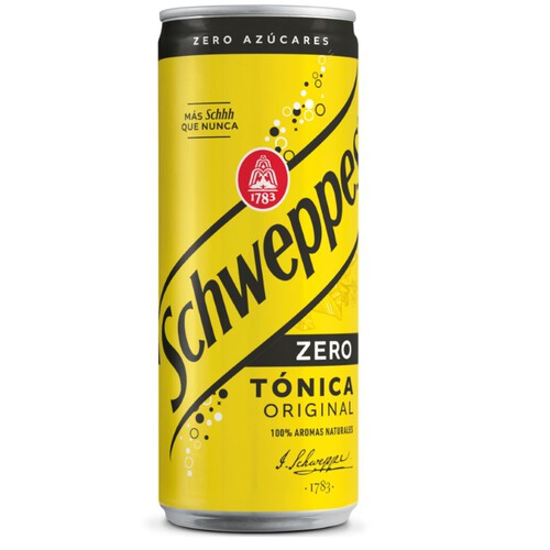 SCHWEPPES Refresc tònica zero en llauna