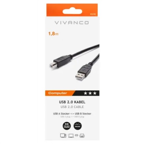 VIVANCO Cable PC a perifèrics 1,8 m