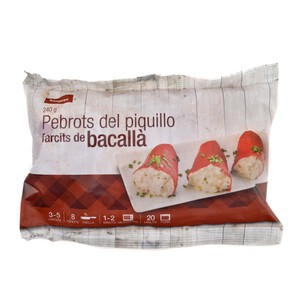 BONPREU Pimiento piquillo relleno de bacalao 0.24kg