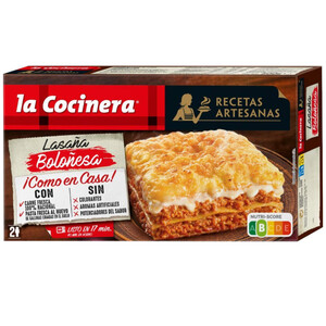 LA COCINERA Lasaña boloñesa 0.5kg