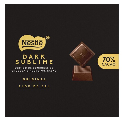 NESTLÉ Bombons de xocolata negra Dark Sublime