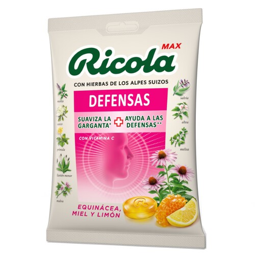 RICOLA Caramels d'equinàcia, mel i llimona