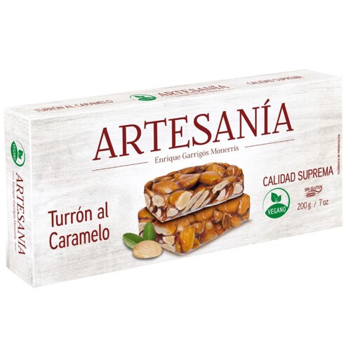 ARTESANIA Torró vegà al caramel