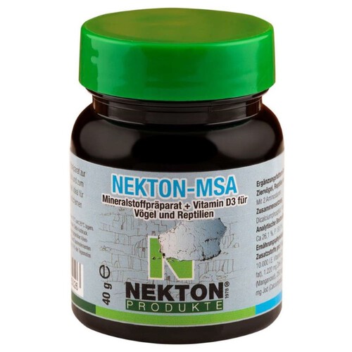 NEKTON Suplemento vitamínic per a aus, rèptils i amfibis MSA