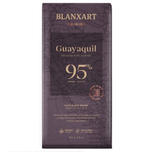 BLANXART Xocolata negra 95% de Guayaquil