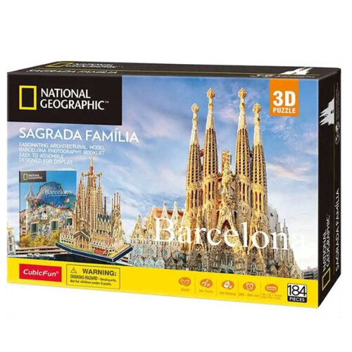 NATIONAL GEOGRAHPIC Trencaclosques 3D de La Sagrada Familia