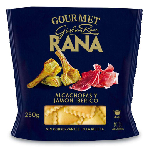 RANA Raviolis de carxofes i pernil ibèric