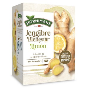 HORNIMANS Infusión jengibre con limón 15 por envase