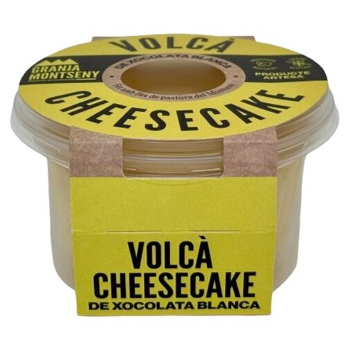 GRANJA DEL MONTSENY Volcà cheesecake de xocolata blanca Km0