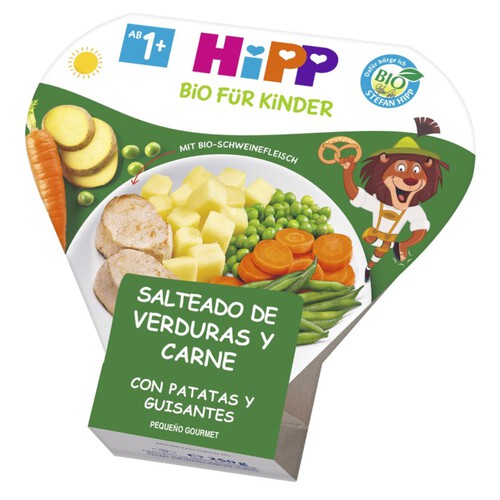 HIPP ECO Saltejat de verdures i carn ecològic