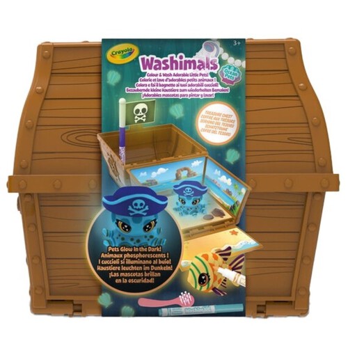 CRAYOLA Joc creatiu Washimals Ocean Glow Pets