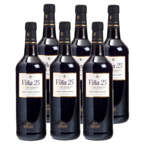 PEDRO XIMENEZ Caixa de vi molt dolç Viña 25 DO. Jerez