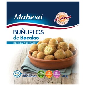 MAHESO Buñuelos de bacalao 0.4kg