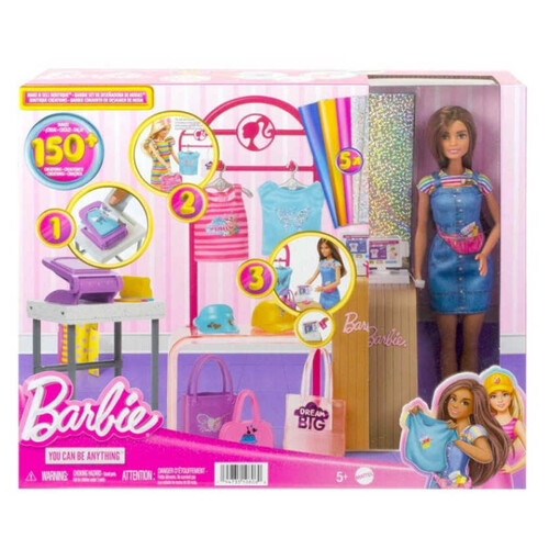 BARBIE Nina botiga de roba dissenya i ven