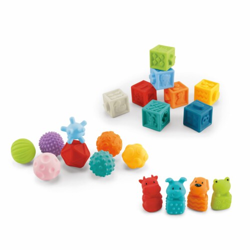 HAPPY BEAR Set sensorial de peces toves