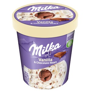 MILKA Helado de vainilla y chocolate 0.318kg