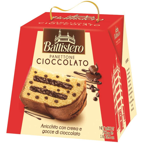 BATTISTERO Panettone de xocolata