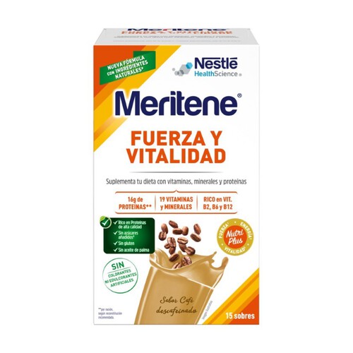 MERITENE Complement alimentari cafè descafeinat