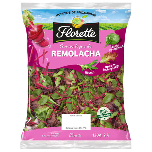 FLORETTE Brots amb remolatxa