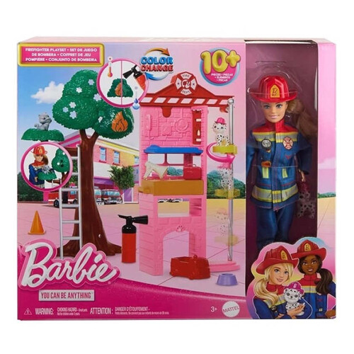 BARBIE Nina amb estació de bombers