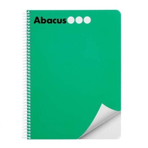 ABACUS Llibreta A5 de color verd de 80 fulls