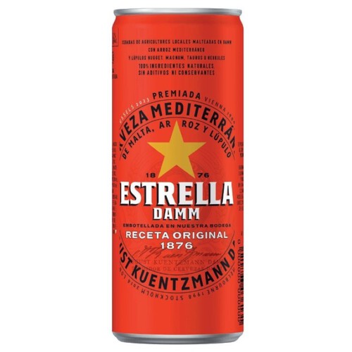 ESTRELLA DAMM Cervesa especial en llauna