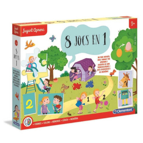 CLEMENTONI Joc educatiu Kit 8 Jocs en 1. Català