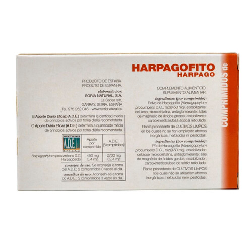 SORIA NATURAL Complement alimentari d'Harpagofito