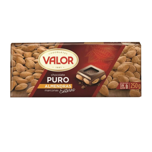 VALOR Xocolata pura amb ametlles marconas