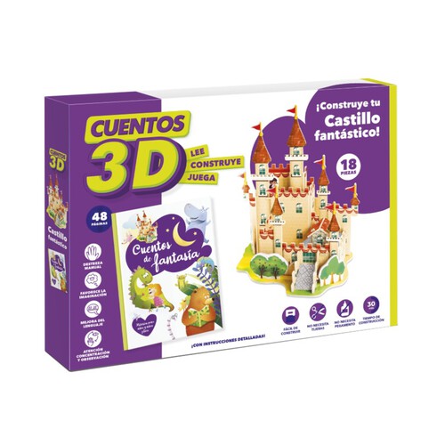 IMAGILAND Joc contes 3D amb castell fantasia