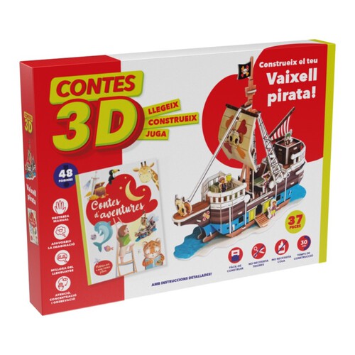 IMAGILAND Joc contes 3D amb vaixell pirata