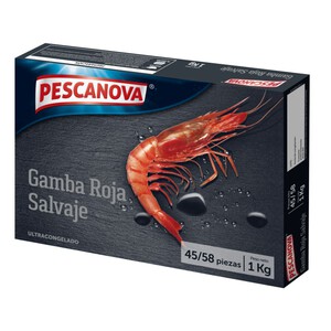 PESCANOVA Gamba listada 45/58 1kg