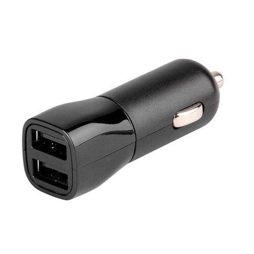 VIVANCO Carregador per cotxe amb 2 USB negre