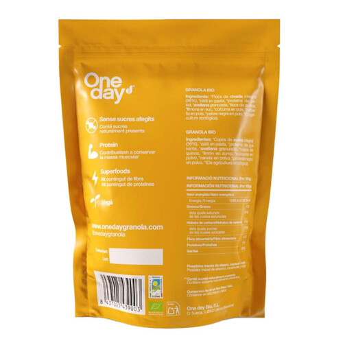 ONE DAY Granola original ecològica