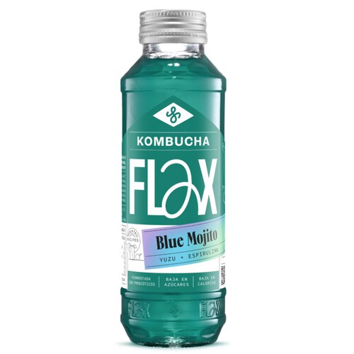 FLAX Te Kombutxa Blue Mojito