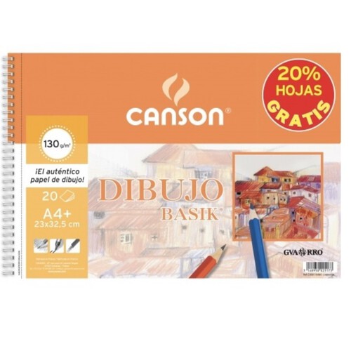 CANSON Bloc de dibuix A4+ de 20 fulls