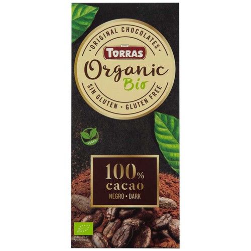 TORRAS ORGANIC BIO Xocolata negra 100% ecològica km0