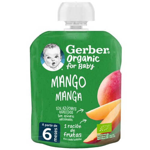 GERBER Puré de mango ecològic