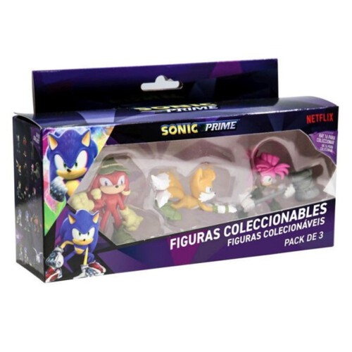 NETFLIX Pack 3 figures de Sonic Prime