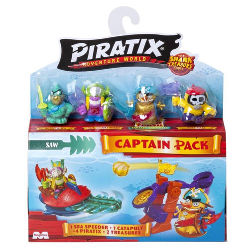 PIRATIX Shark treasure Captain Pack