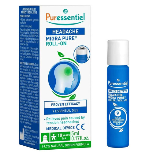 PURESSENTIEL Olis essencials pel mal de cap