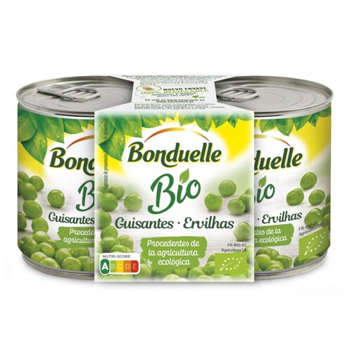 BONDUELLE Pèsols ecològics