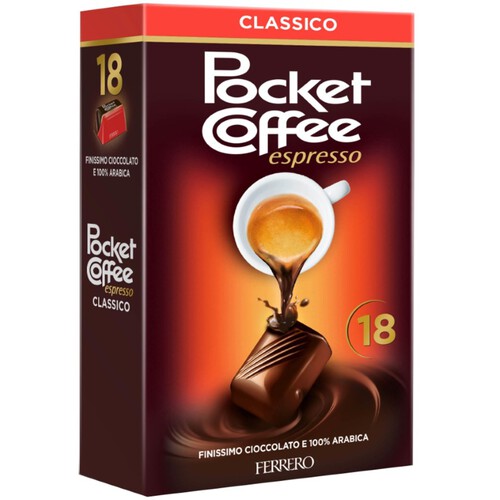 POCKET COFFEE Bombons farcits de capuccino