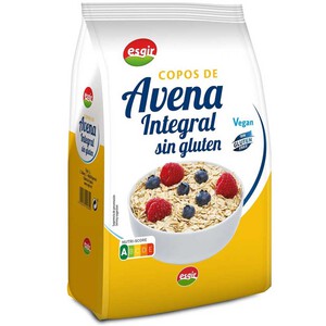 ESGIR Cereales de avena integrales sin gluten 0.45kg