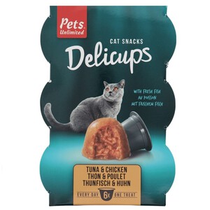 PETS UNLIMITED Snack de atún y pollo para gato adulto 0.132kg