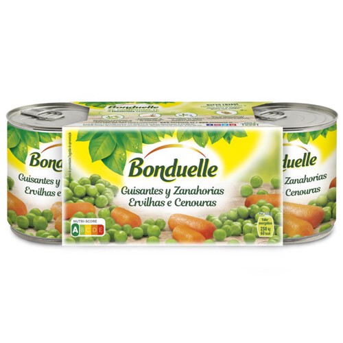 BONDUELLE Pèsols amb pastanaga