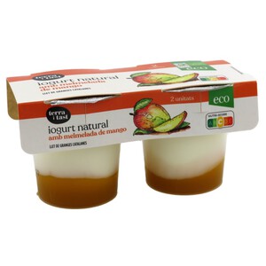 TERRA I TAST Yogur de mango ecológico 2 x 0.125kg