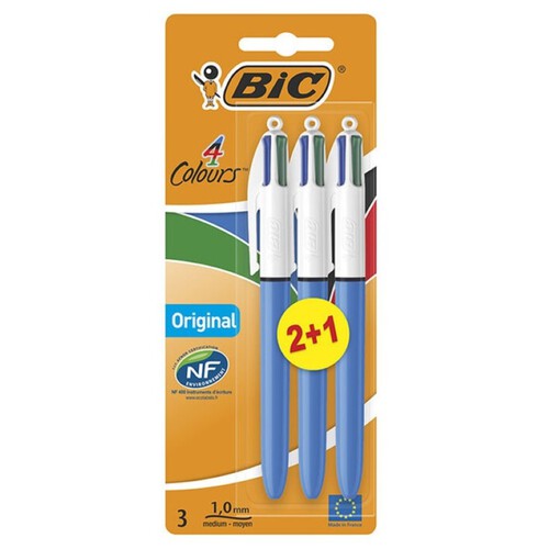 BIC Bolígraf multicolor 4 mines