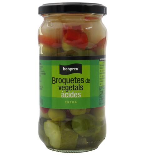 BONPREU Broquetes de vegetals àcides