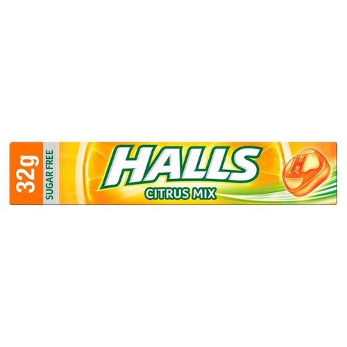 HALLS Caramels de gustos cítrics sense sucre